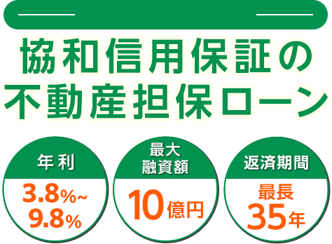 協和信用保証の不動産担保ローン